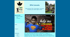 Desktop Screenshot of ipacanada.org