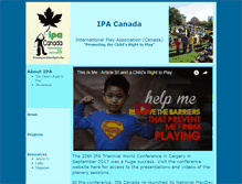 Tablet Screenshot of ipacanada.org